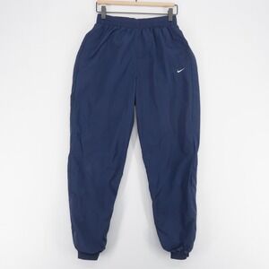 Nike Sportswear Essential Joggers Womens XS Blue Oversized Woven Mid Rise